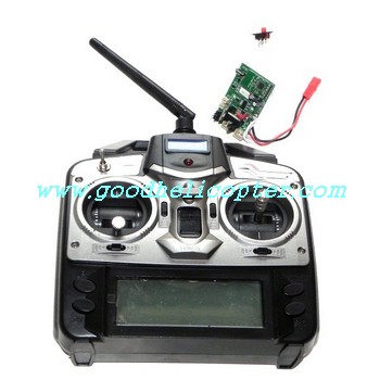 shuangma-9117 helicopter parts pcb board + transmitter - Click Image to Close